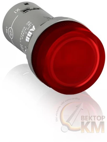 1SFA619403R5021 ABB | Лампа CL2-502R со встроен. светодиодом 24В AC/DC красн.  