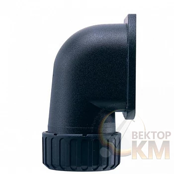 Фитинг AS 90град. с фланцем пласт. d42 черн. (уп.2шт) ABB 7TCA296000R1542
