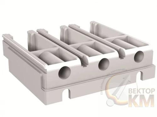 1SDA104723R1 ABB | Адаптеры для выводов фиксированной части ADP FP XT5 400A 3p (комплект из 2шт)   