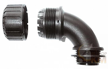 Фитинг PVC XF C90 d12мм M16 XF12/M16/C90/BL 90град. нейлон черн. (уп.10шт) ABB 7TCA296060R0096