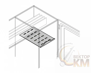 Перегородка горизонт. W=200мм D=700мм ABB 1STQ008567A0000