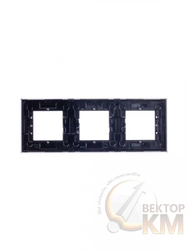 ABB  | Рамка 3-м 6мод. Zenit бел.  2CLA227300N1101
