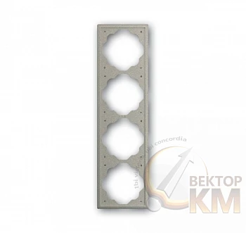 Рамка 4-м Impuls ш. метал ABB 2CKA001754A4223