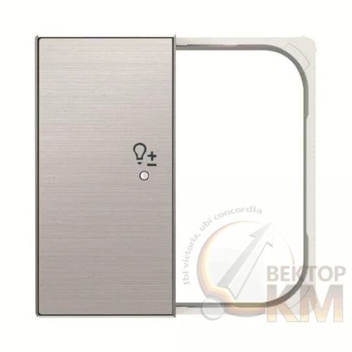 ABB  | Клавиша двойная леваяSRD-2-L-85AI free@home SKY светорегулятор нерж. сталь  2CLA852641A1401