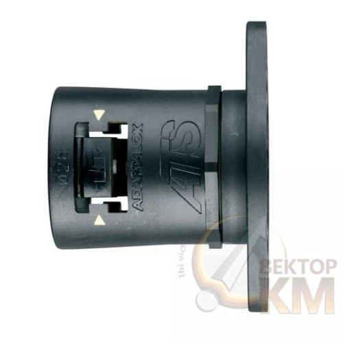 ABB  | Фланец Adaptalok AT FL d16мм AT16/FL/A/BLY прямой нейлон/эластомер черн./желтый (уп.10шт)  7TCA296170R0092