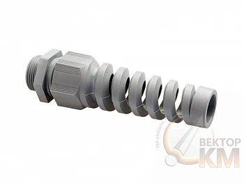 Сальник каб. NCGS-M122LG PA6 M12 3-6.5 свет. сер. (уп.10шт) ABB 7TCA303070R0275