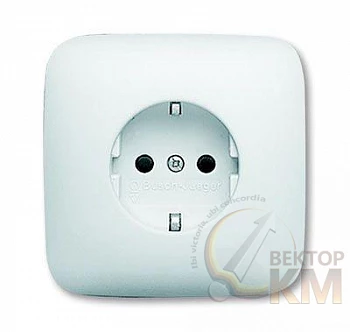 Розетка 1-м СП Reflex SI 16А IP21 250В Schuko в корпусе KS альп. бел. ABB 2CKA002013A4664