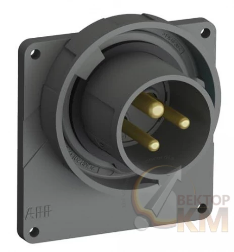 ABB  | Вилка с прямым фланцем Easy&Safe 216EBU1W 16А 2P+E IP67 1ч  2CMA101257R1000
