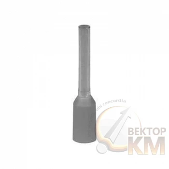 Наконечник кабельный FER0108P-G медь лужен./полипропилен втулка серый 0.14кв.мм 8мм (уп.500шт) ABB 7TCA301140R0182