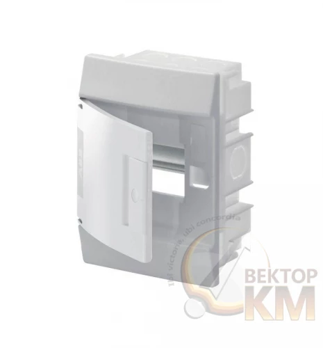 ABB  | Бокс СП Mistral41 4М непрозр. дверь 850град.(без клемм)  1SLM004100A1300