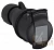 Розетка кабельная 432EC9B Easy&Safe 432EC9B 32А 3P+N+E IP44 9ч черн. ABB 2CMA103597R1000