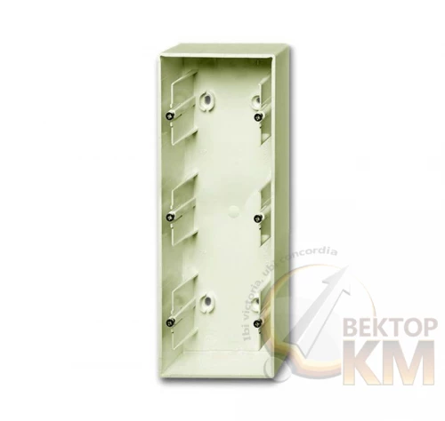 ABB  | Коробка для открытого монтажа 3 поста Basic 55 chalet-white  2CKA001799A0970