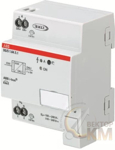 ABB  | Контроллер освещения DG/S1.64.5.1 DALI 1 канал  2CDG110273R0011