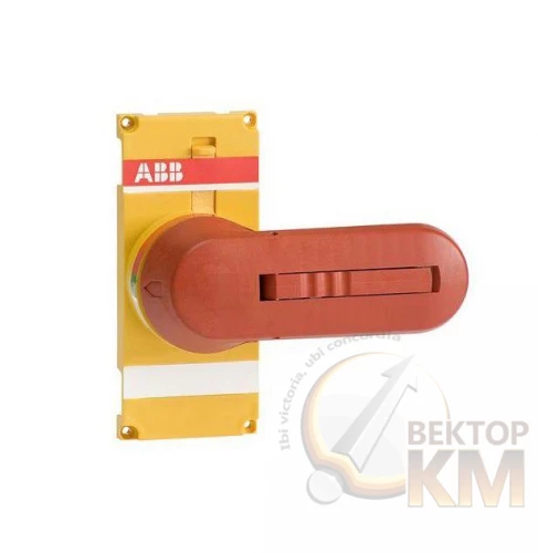 ABB  | Ручка для руб. OTVY400EK желт./красн.  1SCA022772R7830