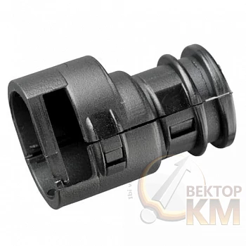 Разъем угловой CI08-90-MP3 нейлон 6 d8мм черн. (уп.250шт) ABB 7TCA298010R0185