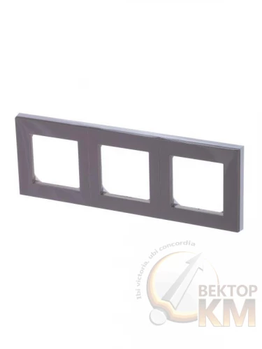 ABB  | Рамка Levit 3п кофе макиато/бел.  2CHH015030A6018