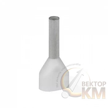 Наконечник кабельный 2FER7508P-G медь лужен./полипропилен втулка двойной прозр. 2х0.75кв.мм 8мм (уп.500шт) ABB 7TCA301140R0333