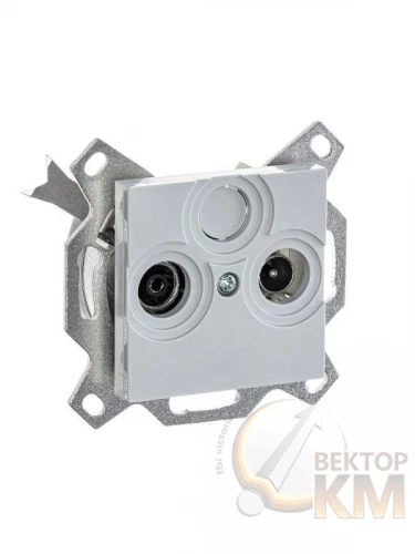 ABB  | Розетка TV-R Levit проходная 7дБ сер.  2CHH083607A6016