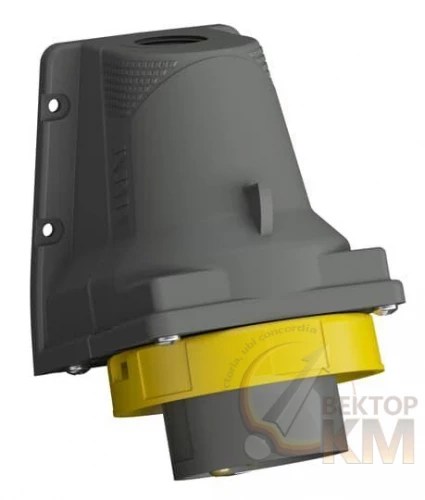 ABB  | Вилка для монтажа на поверхность Easy&Safe 432EBS6W 32А 3P+N+E IP67 4ч  2CMA101205R1000