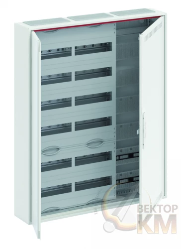 ABB  | Шкаф 144М навесной с медиапанелями IP30 950х800х160 с расстоянием между DIN-рейками 125мм и самозажимными клеммами N/PE и дверью с вент. отверстиями CA36VML  2CPX052217R9999