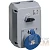 Розетка 363MM6 63А 3P+E 6ч с выкл. и мех. блокировкой металл. IP44 ABB 2CMA168036R1000