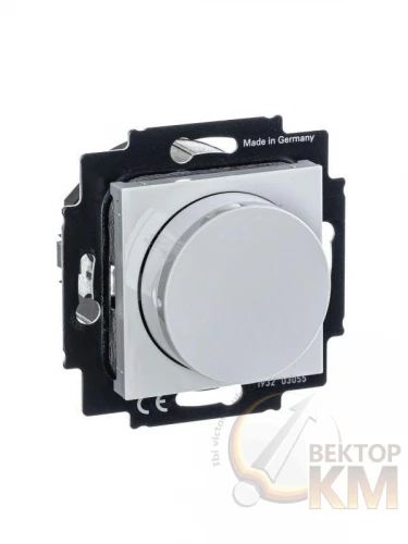 ABB  | Светорегулятор Levit поворотно-нажимной 60-600Вт R сер./бел.  2CHH942247A6016