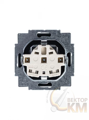 ABB  | Розетка 1-м СП Solo/future 16А IP20 250В Schuko защ. шторки антрацит  2CKA002013A5265