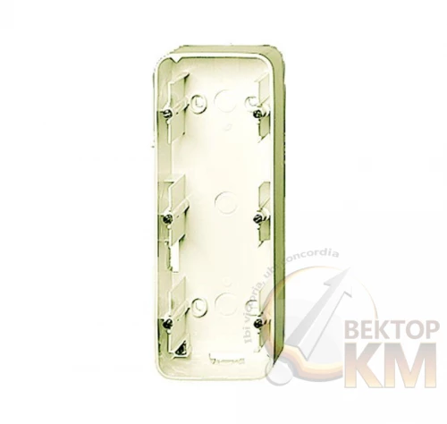 ABB  | Коробка для открытого монтажа 3 поста Busch-Duro 2000 SI сл. кость  2CKA001799A0983