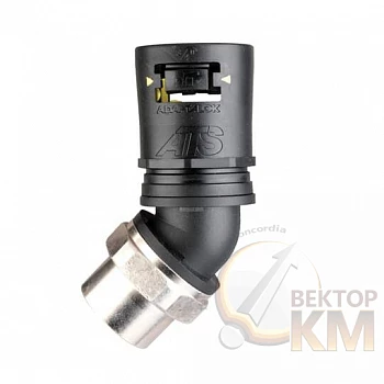 Фитинг Adaptalok ATS AT SF45 M63 d54мм AT54/M63/SF45J/BLY 90град. нейлон/никелир. латунь/эластомер черн./желт. (уп.2шт.) ABB 7TCA296170R0792