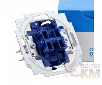 Механизм выключателя контрольного 1-кл. 2п СП 10А IP20 250В с лампой син. ABB 2CKA001022A0656