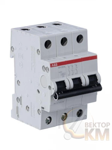 ABB  | Выключатель автоматический модульный 3п B 16А 4.5кА SH203L B16  2CDS243001R0165