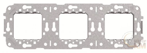 ABB  | Суппорт стальной на 3 поста без монтажных лапок  2CLA227390N1001
