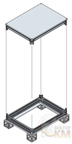 ABB  | Рама шкафа верхняя/нижняя 600х600мм  EK6060KN