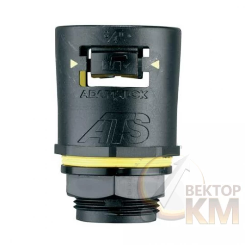 ABB  | Фитинг AT прямой пласт. d21 050 черн./желт. (уп.10шт)  7TCA296170R0200