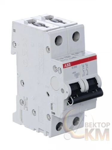 ABB  | Выключатель автоматический модульный 2п Z 50А 6кА S202 Z50  2CDS252001R0578