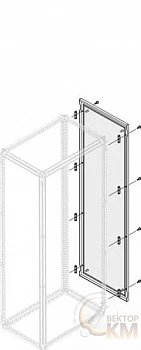 Уголок монтажный №2 3/4P XT1-XT2-XT3-XT4-T4 H=200/250мм (шаг 25-30-35мм) ABB 1STQ006920B0000