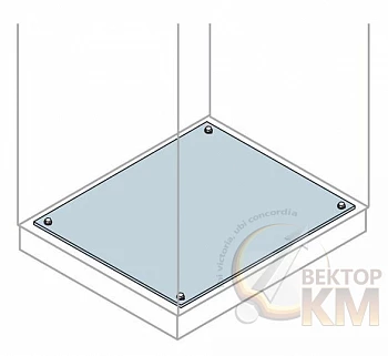 Панель нижняя фиксированная 800х800мм ABB EF8082
