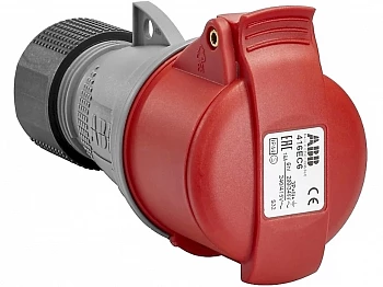 Розетка кабельная 416EC6 Easy&Safe 416EC6 16А 3P+N+E IP44 6ч Amphenol Industrial (бывш. ABB) 2CMA102023R1000