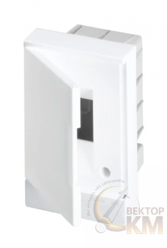 ABB  | Бокс в нишу Basic E 2М бел. непрозр. дверь (без клемм)  1SZR004002A1100