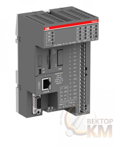 ABB  | Контроллер AC500-eCo 128кБ 6DI/6DO/2AI/1AO=24В PM564-TP-ETH  1SAP120900R0071