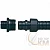 Фитинг AR прямой пласт. d21 PG16 черн. (уп.10шт) ABB 7TCA296000R1429