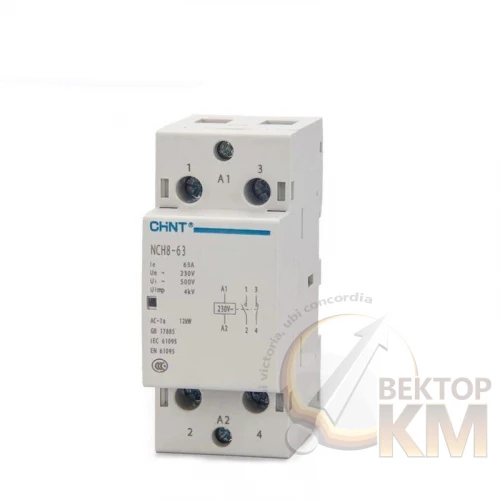 256095 CHINT | Контактор модульный NCH8-63/11 63А 1НЗ+1НО AC 220/230В 50Гц (R)  
