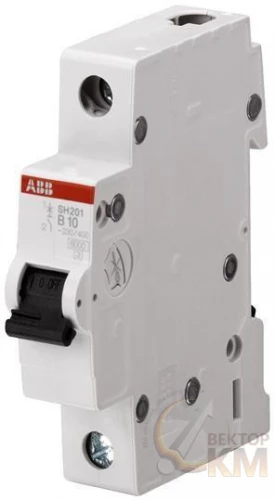 ABB  | Выключатель автоматический модульный 1п D 63А 6кА SH201 D63  2CDS211001R0631