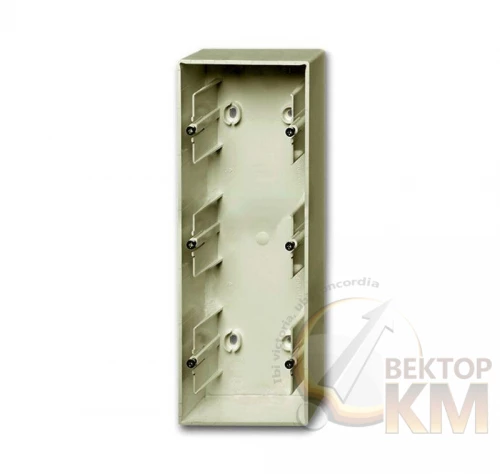ABB  | Коробка для открытого монтажа 3 поста Basic 55 шампань  2CKA001799A0964