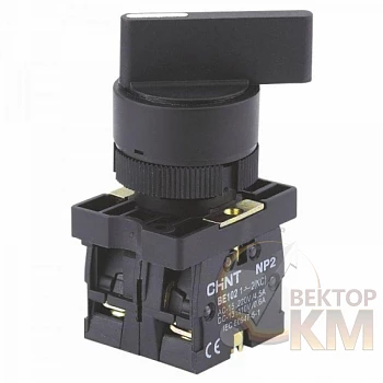 Переключатель NP2-EJ53 3 полож. с возвратом 2НО IP40 CHINT 574828