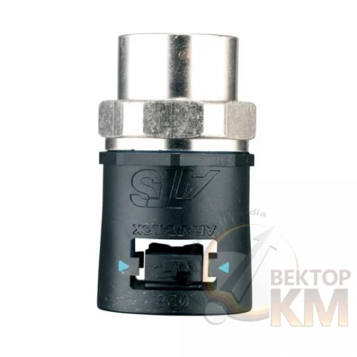 ABB  | Фитинг Adaptalok ATS AT SFA M16 d16мм AT16/M16/SFA/GRB прямой нейлон/никелир. латунь сер./голуб. (уп.10шт)  7TCA296170R0138