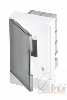 Бокс в нишу Basic E 2М сер. прозр. дверь (без клемм) ABB 1SZR004002A1200