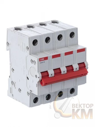 ABB  | Выключатель нагрузки мод. 4п 63А Basic M BMD51463  2CDD644051R0063