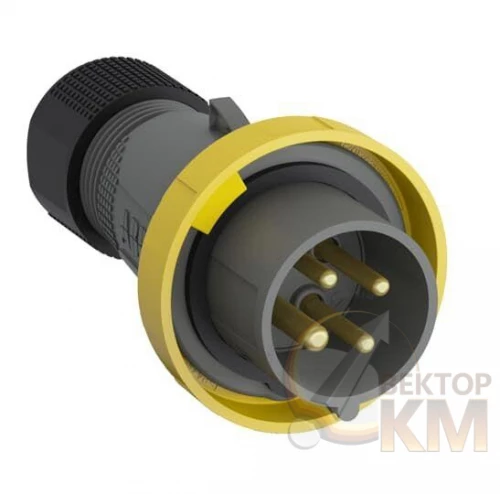 ABB  | Вилка кабельная Easy&Safe 316EP4W 16А 3P+E IP67 4ч  2CMA101078R1000