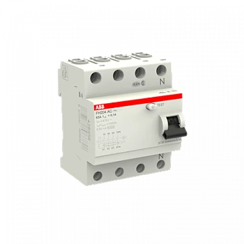 FH204AC-63/0,1 Выключатель дифференциального тока 4-модульный ABB 2CSF204006R2630